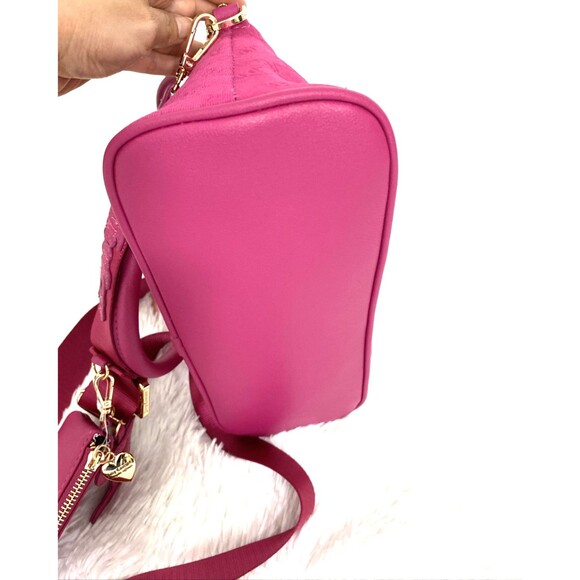 Juicy Couture Team Juicy Forever Satchel With Wallet Raspberry Tart Hot Pink - Picture 6 of 12